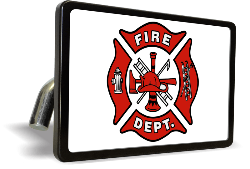 Fire Department (Color) - Tow Hitch Cover